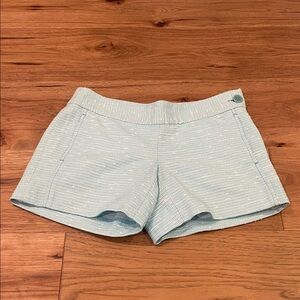 Lilly Pulitzer Women's Turquoise Blue & White Shorts